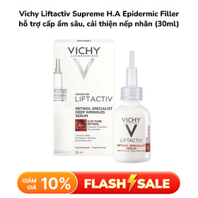 Tinh chất Vichy Liftactiv Supreme H.A Epidermic Filler giúp cấp ẩm sâu, cải thiện nếp nhăn (Chai 30ml)