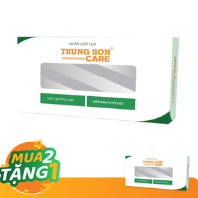 Khăn Giấy Khô Trung Sơn Care (Hộp 180 tờ)