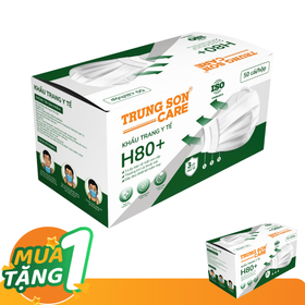 Khẩu Trang Y Tế Trung Sơn Care Trắng 3 Lớp (Hộp 50 cái)