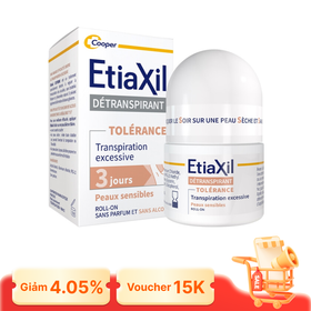 Lăn khử mùi và chống mùi chuyên sâu dành cho da siêu nhạy cảm (nâu) - Etiaxil Détranspirant Tolérance Transpiration Excessive Peaux Sensibles Roll-On