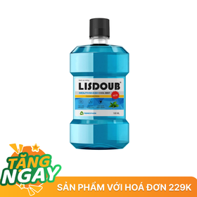 Nước Súc Miệng Lisdoub làm sạch răng miệng và họng, giúp hơi thở thơm tho (250ml)