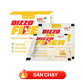 Thực phẩm bảo vệ sức khoẻ Dizzo Fiber hỗ trợ giảm tình trạng táo bón (Hộp 30 gói x 5g)