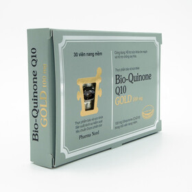 Viên uống Bio-Quinone Q10 Gold 100 mg hỗ trợ sức khoẻ tim mạch (Hộp 30 viên)