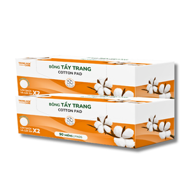 Bông tẩy trang Trung Sơn Care (Hộp 90 miếng)
