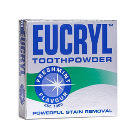 Eucryl Toothpowder - Bột đánh răng bạc hà tẩy trắng (50g)