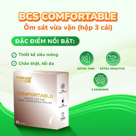Bao cao su Comfortable Trung Son Care (Hộp 03 cái)