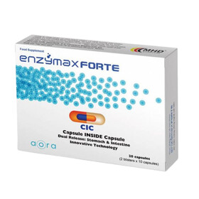 Enzymax Forte Hỗ Trợ Tăng Cường Tiêu Hóa, Giảm Chứng Đầy Bụng Khó Tiêu (Hộp 20 viên)