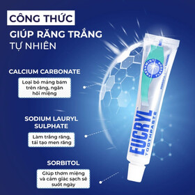 Kem Đánh Trắng Răng Hương Bạc Hà Eucryl Toothpaste Freshmint (62g)