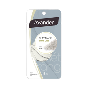 Mặt nạ đất sét Trắng Avander 15ml