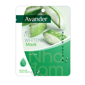 Mặt nạ giấy dưỡng trắng da tinh chất Nha đam Avander 25g