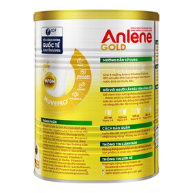 Sữa bột Anlene Gold Hương Vani - Hỗ trợ tăng cường sức khỏe cơ xương khớp (400g)