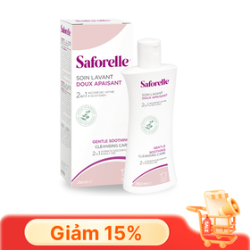 Dung dịch vệ sinh phụ nữ Saforelle Soin Lavant Doux cho da nhạy cảm (250ml)