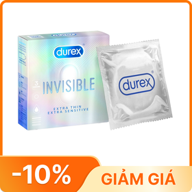 Bao cao su Durex Invisible Extra Thin