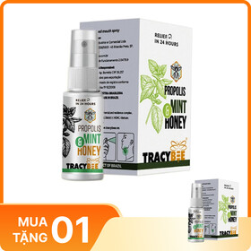 Xịt họng Keo ong Propolis Mint & Honey Tracybee - Chai 30ml