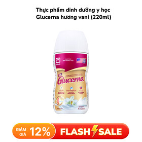 Thực phẩm dinh dưỡng y học Glucerna hương vani (220ml)
