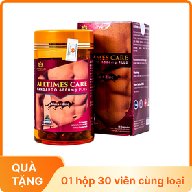 Viên uống Alltimes Care Kangaroo 6000Mg Plus tăng cường sinh lực nam giới (100 viên)