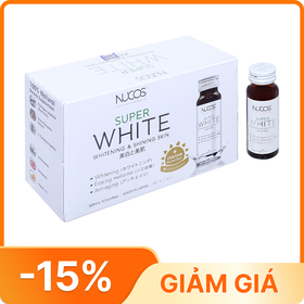Thực phẩm bảo vệ sức khỏe Nucos Super White (10 chai x 50ml)