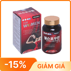 Welson For Women - Viên uống giúp cải thiện sinh lý nữ (60 viên)