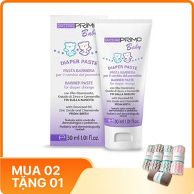 Kem chống hăm Baby Diaper Paste DottorPrimo giảm mẩn đỏ, kháng khuẩn (30ml)