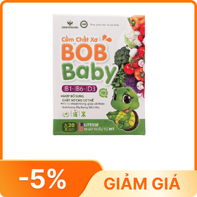 Cốm Chất Xơ BobBaby hỗ trợ bổ sung chất xơ (20 gói x 5g)