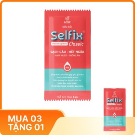 Dầu gội Selfix Classic hỗ trợ trị gàu và ngứa da dầu (Gói 5ml)