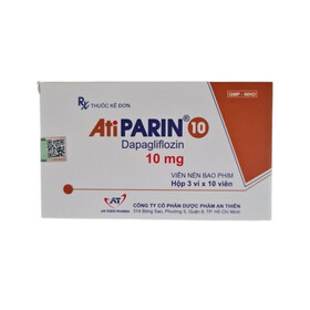 Atiparin 10: Thuốc điều trị đái tháo đường Type 2 chứa dapagliflozin 10mg