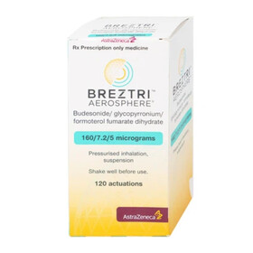 Thuốc Hít Breztri Aerosphere 160/7.2/5mcg AstraZeneca