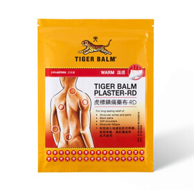 Cao dán Tiger Balm Plaster-RD giảm mỏi, đau nhức cơ (10cm x 14cm)