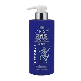 Sữa tắm Hatomugi Moisture Rich The Body Soap dưỡng ẩm sâu, hỗ trợ sáng da (600ml)
