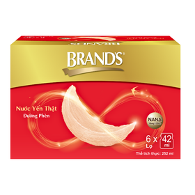 Nước yến BRAND'S đường phèn 42ml (Hộp 06 lọ)
