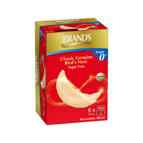 Nước yến BRAND'S không đường (Hộp 06 lọ x 70ml)