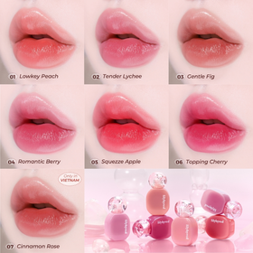 Son nhung lì Lilybyred Balming Dewy Tint 07 Cinnamon Rose