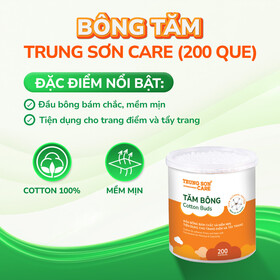 Tăm Bông Trung Son Care (Hộp 200 que)