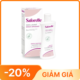 Dung dịch vệ sinh phụ nữ Saforelle Soin Lavant Doux cho da nhạy cảm (250ml)