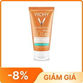 Kem chống nắng dành cho da dầu Vichy Capital Soleil Mattifying Dry Touch Face Fluid SPF 50 (50Ml)