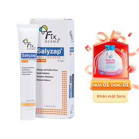 Gel Fixderma Salyzap Day Time giảm mụn và ngăn ngừa sự hình thành nhân mụn mới (20g)