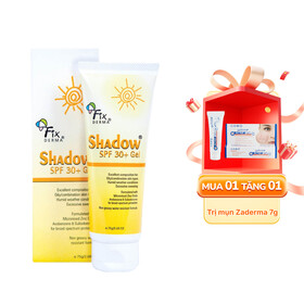 Gel chống nắng Fixderma Shadow SPF 30+ (75g)