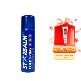 Chai xịt Starbalm Cold Spray làm lạnh giảm đau, chống viêm (150ml)