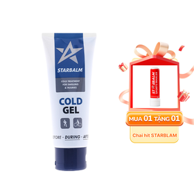 Gel làm lạnh Starbalm Cold Gel hỗ trợ điều trị nhanh chấn thương, đau lưng, viêm khớp (100ml)