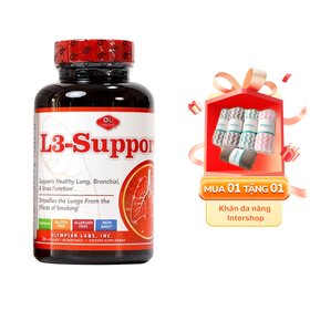 Thực phẩm bảo vệ sức khỏe L3-Support bổ phổi, phế quản (30 viên)