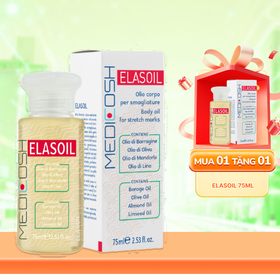 Dầu dưỡng Medicosh Elasoil giúp dưỡng ẩm, giảm rạn và đều màu da (chai 75ml)