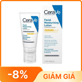 Sữa dưỡng ẩm chuyên biệt ban đêm CeraVe Facial Moisturizing Lotion PM (52ml)