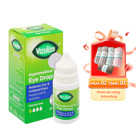 Dung dịch nhỏ mắt Vizulize giảm khô mắt chai 10ml