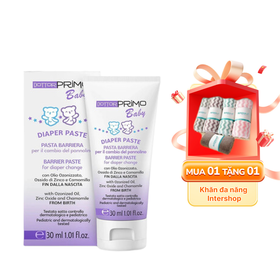 Kem chống hăm Baby Diaper Paste DottorPrimo giảm mẩn đỏ, kháng khuẩn (30ml)