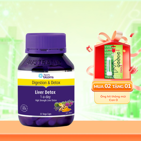 Liver Detox 1ADay Henry Blooms hỗ trợ giải độc gan, bảo vệ gan (30 viên)