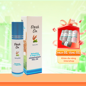 Dầu lăn Fresh On Barley Mint giảm căng thẳng, mệt mỏi - Chai 8ml