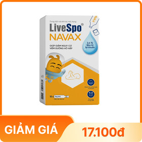 Dung dịch vệ sinh tai, mũi, họng LiveSpo NAVAX (10 ống x 4ml)