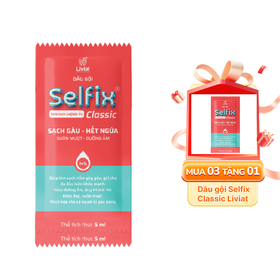 Dầu gội Selfix Classic hỗ trợ trị gàu và ngứa da dầu (Gói 5ml)