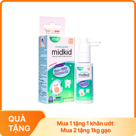 Xịt chống sâu răng midkid hương nho (30ml)