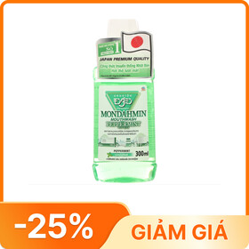 Nước súc miệng Mondahmin Pepper Mint 300ml
